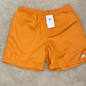 Nike Orange Lightweight Swim/Board Shorts